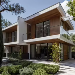 this is a large modern house
