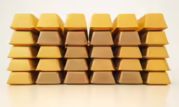 an abstract photo of a pile of yellow chocolates