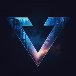 a picture of a triangle with forest in the background