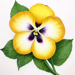 a flower with yellow and black petals
