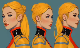 the process of making this character for the next video game,