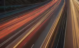 a traffic light photo taken from the air