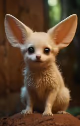 a little chihuahua dog that has big ears