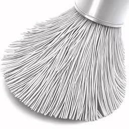the front side of a silver brushes