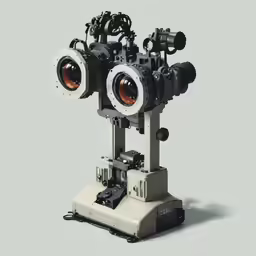 the large camera is attached to a device