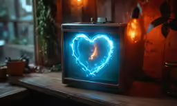 the image is made into an image of a heart