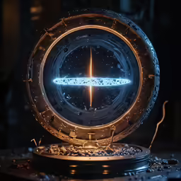 the light up round object has been glowing