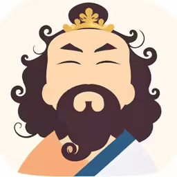 the bearded man wearing a crown with long hair
