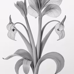 an abstract photo of a large white flower