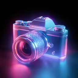 a camera that is sitting on top of a table