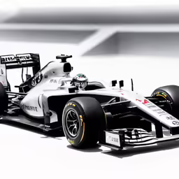 the new mercedes benz fw16 is on display