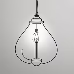 the light bulb has a small white wire attached to it