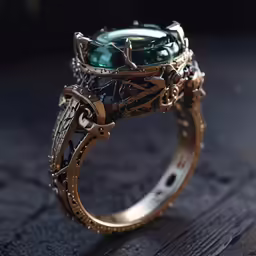 a close up image of an old fashion ring