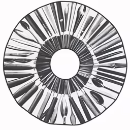the cover of a book, titled the circle of forks
