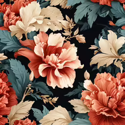 this is a close up view of red and orange flowers