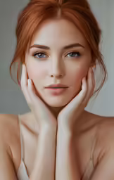 an image of a woman with red hair