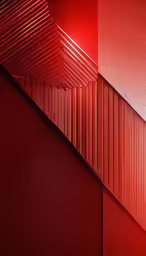 some red tiles are next to each other