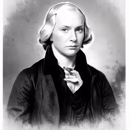 the black and white photo is of a woman