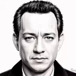 the man is looking at something with one eye