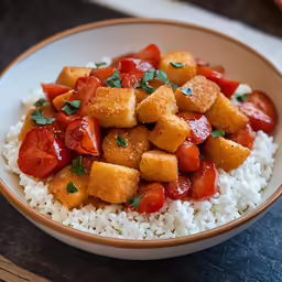 this is a white bowl of food made with rice