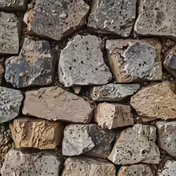 a close up photo of several square rocks