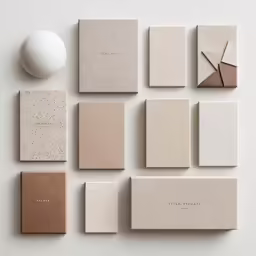 all the minimalistic shapes used in the color and design of the products