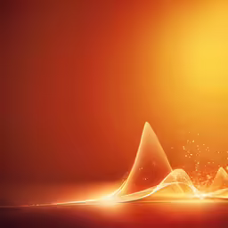 a light bulb is shown with a wave coming out of it