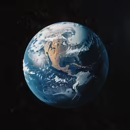 a picture of the earth with space in the background