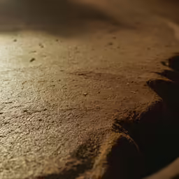 an image of a dirt area with little bumps