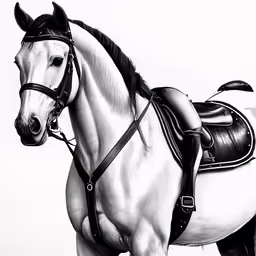 drawing of a dressage horse by john taylor