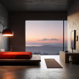 this room is very large and has a view