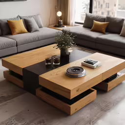 an image of a living room setting with couches and table