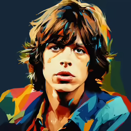 the image of a young man with long hair
