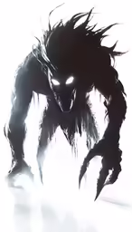 the artwork for an upcoming game character is the monster
