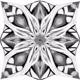 a big square of mirrors with lines showing patterns