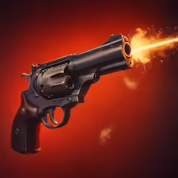 a toy gun being fired by a bullet