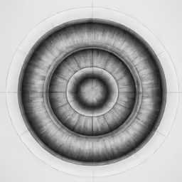 a gray and white photo with lines going through it