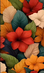 a very big beautiful flower with some big leaves