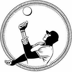 a baseball player batting the ball in the circle