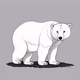 /tmp/FOOzPGp2X.jpg = a polar bear on a white background in black and white
,/tmp/FOOzPGp2X.jpg = a large white bear standing on top of a piece of wood
,/tmp/FOOzPGp2X.jpg = this is an image of a polar bear on the ground
,/tmp/FOOzPGp2X.jpg = there is a polar bear that is on the ground
,/tmp/FOOzPGp2X.jpg = there is a white bear that is standing in the room
,/tmp/FOOzPGp2X.jpg = a polar bear is shown standing on the ground
,/tmp/FOOzPGp2X.jpg = a drawing of a white bear on a light gray background
