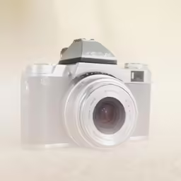 the camera is very close to the white surface
