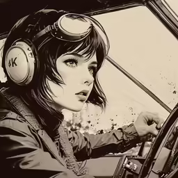 an image of a woman driving a car and using a phone