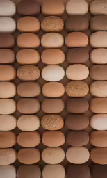 a picture made of different colors and shapes of rocks