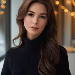 a girl is posing with her eyes closed