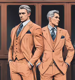 two men in suits standing side by side,two men in suits standing next to each other