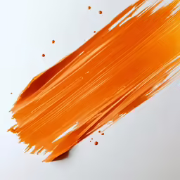 a red color is falling across the white surface