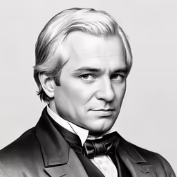 a man in a tuxedo and bow tie in black and white