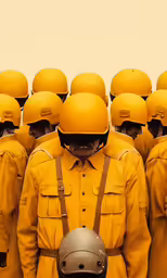 the soldiers have different helmets on their helmets