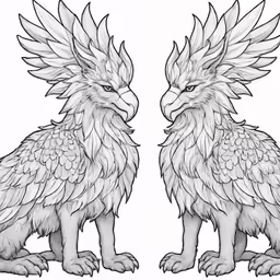 two small birds with large wings, one is black and white