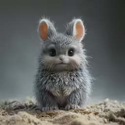 a close up of a small animal on a table